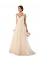Shop Sweetheart A-Line Tulle Wedding Dress with Lace Illusion Back