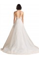 Shop Strapless Sweetheart Lace Bodice A-Line Organza Wedding Dress