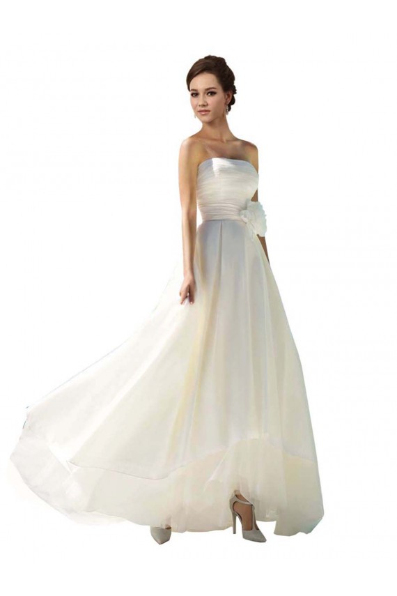 Shop Strapless A-Line Taffeta Wedding Dress