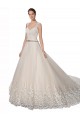 Shop Sweetheart Cap Sleeves Tulle Lace Wedding Dress