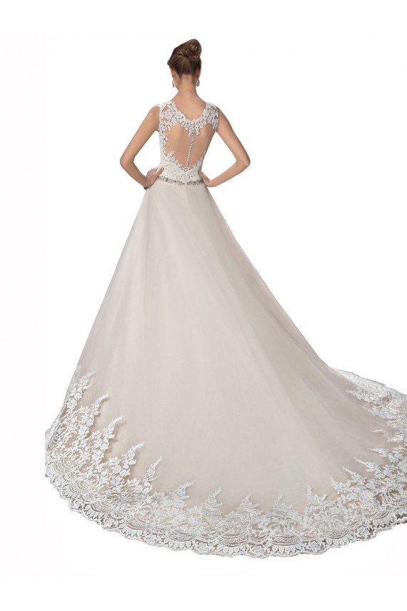 Shop Sweetheart Cap Sleeves Tulle Lace Wedding Dress