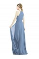 Shop Keyhole Halter Chiffon Maxi Bridesmaid Dress