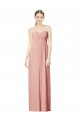 Shop Long Chiffon Sweetheart Bridesmaid Dress with Twist Bodice