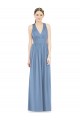 Shop Sleeveless Cross Strap Back Chiffon Bridesmaid Dress