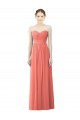 Shop Draped Sweetheart Strapless Chiffon Bridesmaid Dress