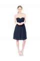 Shop Sweetheart Cocktail Knee Length Chiffon Cocktail Bridesmaid Dress Open Back