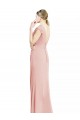 Shop Chiffon Cap Sleeves Long Bridesmaid Dress with Keyhole