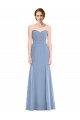 Shop Draped Strapless Sweetheart Trumpet Chiffon Bridesmaid Dress