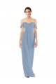 Shop Sweetheart Neckline Chiffon Off-the-Shoulder Bridesmaid Dress