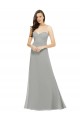 Shop Chiffon Bridesmaid Dress with Sweetheart Neckline and Adjustable Straps