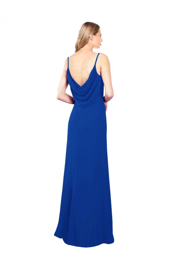 Shop Softly Flared Chiffon Bridesmaid Dress with Sweetheart Neckline