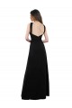 Shop Chiffon A-Line Bridesmaid Dress with Criss Cross Halter Top