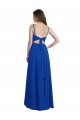 Shop Draped High Low Chiffon Bridesmaid Dress with Cross Over Bodice