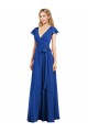 Shop Flutter Sleeves Faux Wrap Chiffon Bridesmaid Dress