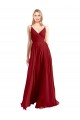 Shop A-Line Spaghetti Straps V-Neckline Chiffon Bridesmaid Dress Open Back