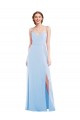 Shop Tie Back Cutout Maxi Formal Bridesmaid Dress with Front Slit