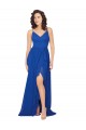 Shop Chiffon Bridesmaid Dress with Strappy Back