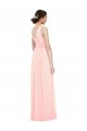 Shop V-Neck Full Length Chiffon Bridesmaid Dress