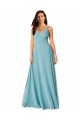 Shop Draped Empire V-Neck Chiffon Bridesmaid Dress