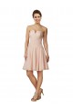 Shop Lace and Chiffon Bridesmaid Dress / Cocktail Dress with Unique Neckline