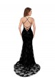 Shop Formal High Neckline Lace Open Back Bridesmaid Dress / Prom Dress with High Slit
