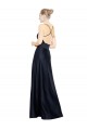 Shop Sexy Satin Bridesmaids Dress with Deep V-Neckline and Strappy Back