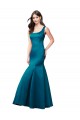 Shop Long Sleek Satin Bridesmaid Dress / Prom Dress with U-Back