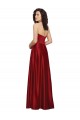 Shop Strapless Satin Bridesmaids Dress with Beaded Pocket and Soft Pleating