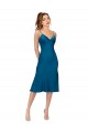 Shop Midi Cocktail Length Silky Satin Bridesmaid Dress / Prom Dress