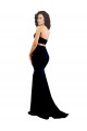 Shop Two Piece High Neck Formal Crepe Bridesmaid Dress / Prom Dress