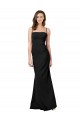 Shop Fit and Flare Slim Formal Crepe Bridesmaid Dress / Prom Dress with Cutout Back