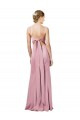 Shop Fit and Flare Slim Formal Crepe Bridesmaid Dress / Prom Dress with Cutout Back