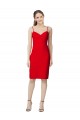 Shop Sleeveless Sheath Sweetheart Neckline Formal Crepe Bridesmaid Dress / Prom Homecoming Dress