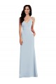 Shop V Back Spaghetti Strap Maxi Bridesmaid Dress / Prom Dress with Pockets