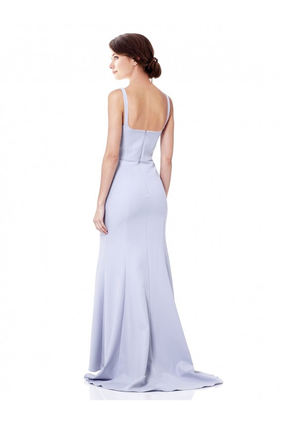 Shop Sweetheart High Neck Sleeveless Formal Crepe Bridesmaid Dress / Prom Dress