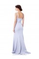 Shop Sweetheart High Neck Sleeveless Formal Crepe Bridesmaid Dress / Prom Dress