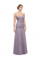Shop Draped Long Mermaid Sweetheart Tulle Bridesmaid Dress