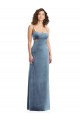 Shop Spaghetti Strap Long Full Length Formal Velvet Maxi Bridesmaid Dress / Prom Dress