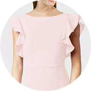 Shop Ruffle Sleeves Bridesmaid Dresses